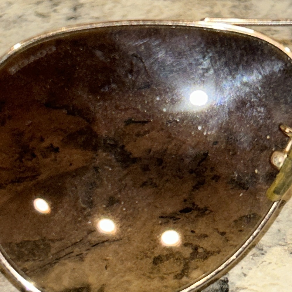COACH womens sunglasses HC 7048 L107 Lt Gold/ White D2‎ - Picture 8 of 10